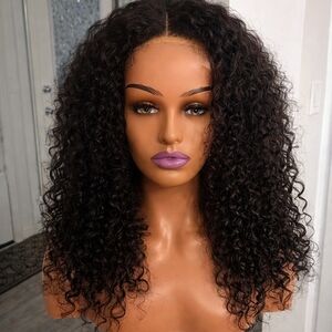 Curly Black Wig for Women